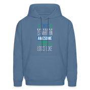 This is what an awesome Massage Therapist looks like S00079 Men's Hoodie - denim blue