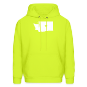 S00047 Washington -Love Men's Hoodie - safety green