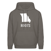 S00025 Missouri - Roots  Men's Hoodie - asphalt gray