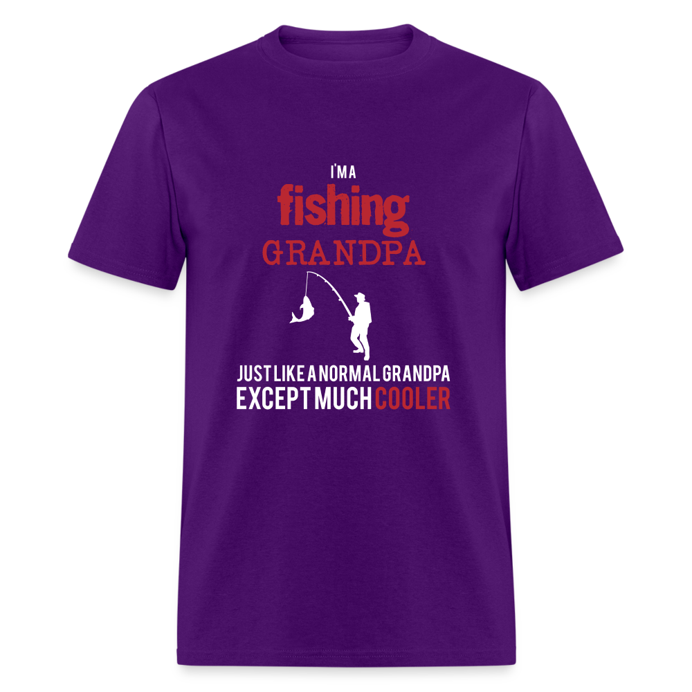 I'm a Fishing grandpa Unisex Classic T-Shirt - purple
