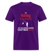 I'm a Fishing grandpa Unisex Classic T-Shirt - purple