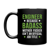 Badass Engineer Full Color Mug - black