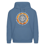 Buddhist Hoodie - Peace around me, face above me, light within me, grace below me Crewneck Gift - denim blue