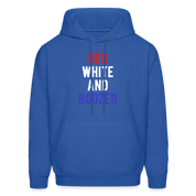 Patriot Red white and boozed  S00051 Men's Hoodie - royal blue
