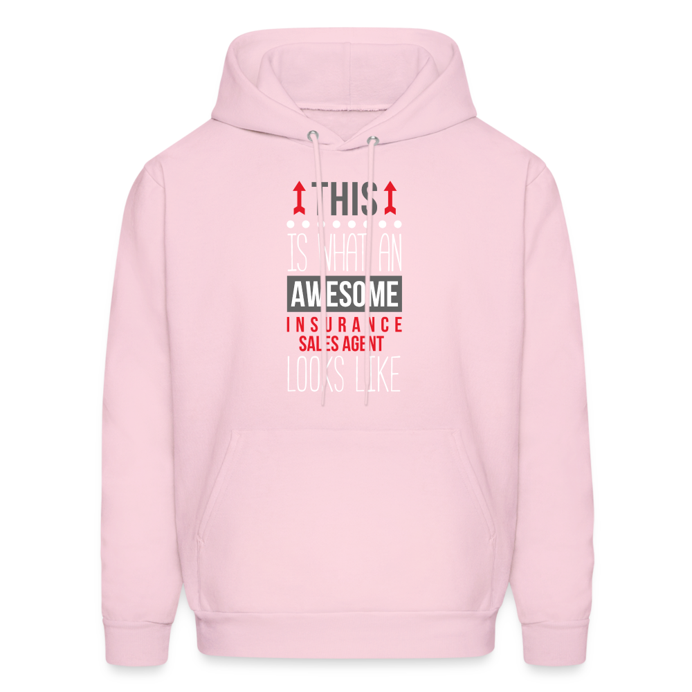 This is what an awesome Insurance Sales Agent looks like S00091 Men's Hoodie - pale pink