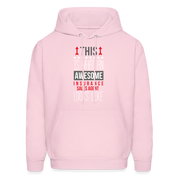 This is what an awesome Insurance Sales Agent looks like S00091 Men's Hoodie - pale pink