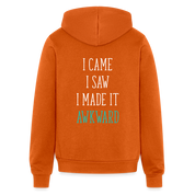 S00250 I came, I saw, I made it awkward Unisex Zip Hoodie Funny Gift - autumn