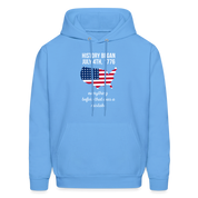 Patriot History began July 4th, 1776, everything before that was a mistake  S00055 Men's Hoodie - carolina blue