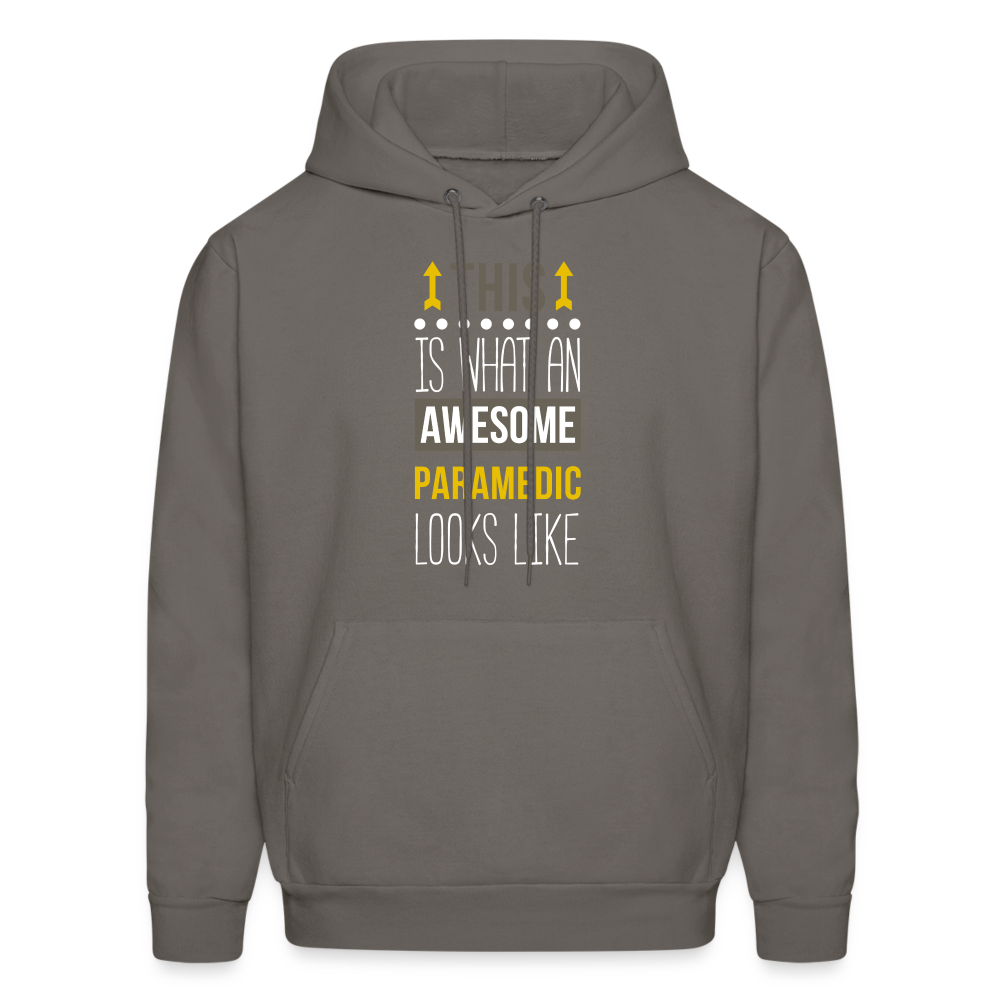 This is what an awesome Paramedic looks like  S00104 Men's Hoodie - asphalt gray