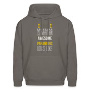 This is what an awesome Paramedic looks like  S00104 Men's Hoodie - asphalt gray