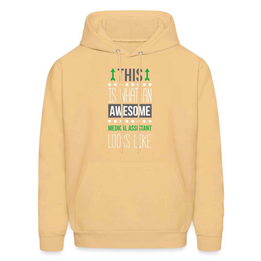 Medical Assistant This is what an awesome Medical Assistant looks like S00093Men's Hoodie - light gold 