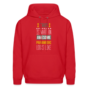 This is what an awesome Paramedic looks like  S00104 Men's Hoodie - red