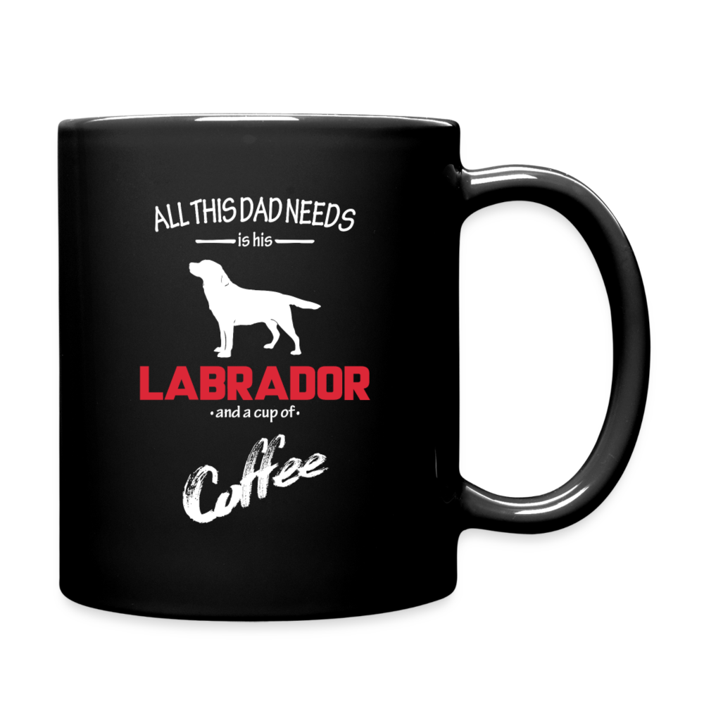 Labrador Lover Full Color Mug - black