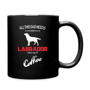Labrador Lover Full Color Mug - black