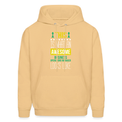 This is what an awesome Business operations manager looks like  S00080 Men's Hoodie - light gold 