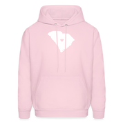 S00040 South Carolina-Love  Men's Hoodie - pale pink
