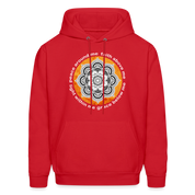 Buddhist Hoodie - Peace around me, face above me, light within me, grace below me Crewneck Gift - red