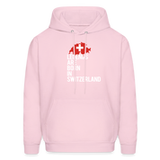 Legends are born in Switzerland Unisex Hoodie - pale pink
