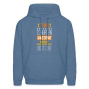 Market Research Analyst This is what an awesome Market Research Analyst looks like  S00087 Men's Hoodie - denim blue