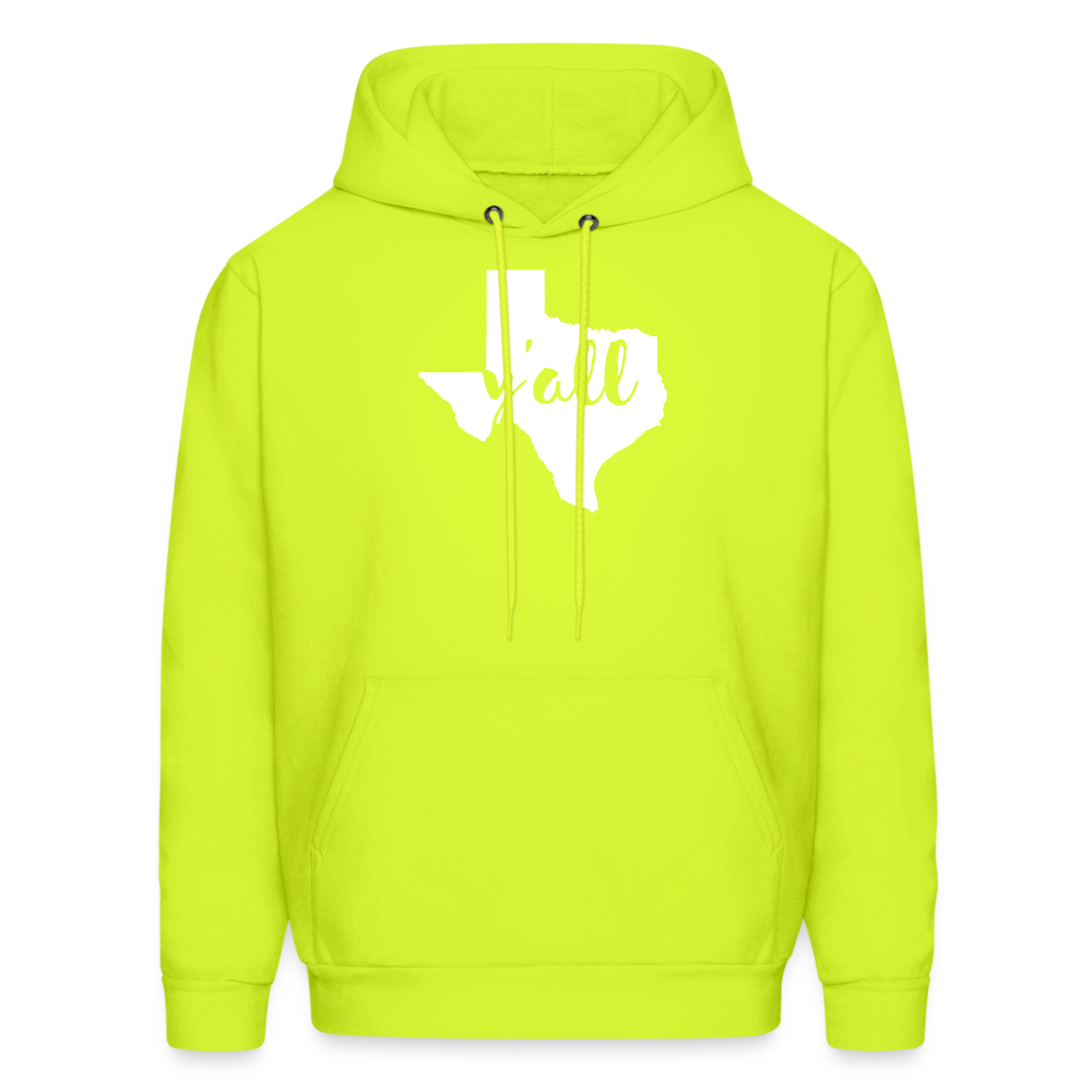 S00043 Texas -Y'all  Men's Hoodie - safety green