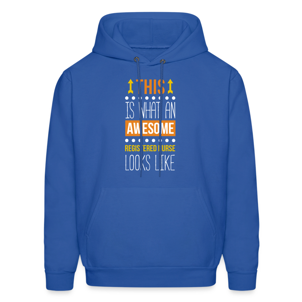 Registered nurse Hoodie - This is what an awesome Registered nurse looks like S00071 Men's Hoodie - royal blue