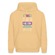This is what an awesome Operations research analyst looks like  S00069 Men's Hoodie - light gold 