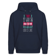 Psychologist This is what an awesome Psychologist looks like S00107 Men's Hoodie - navy