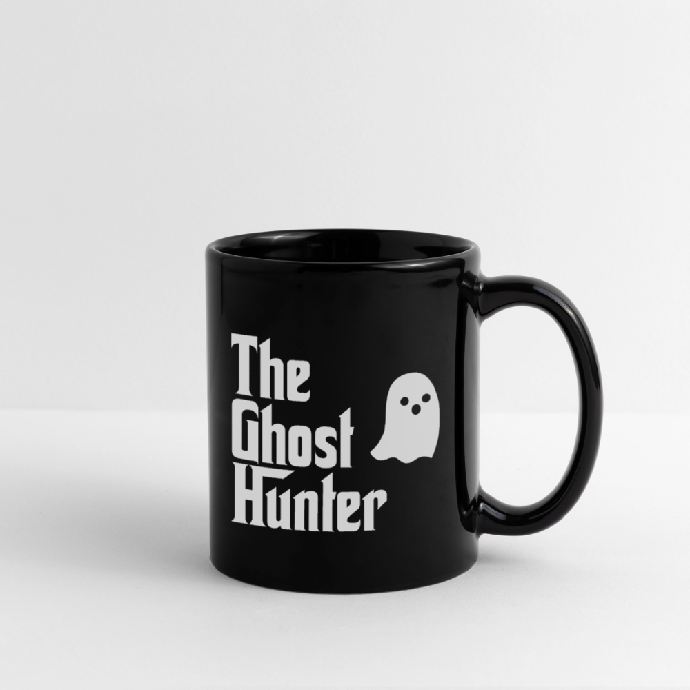 K00602 The Ghost Hunter Black Mug for people who love Ghost hunting - black