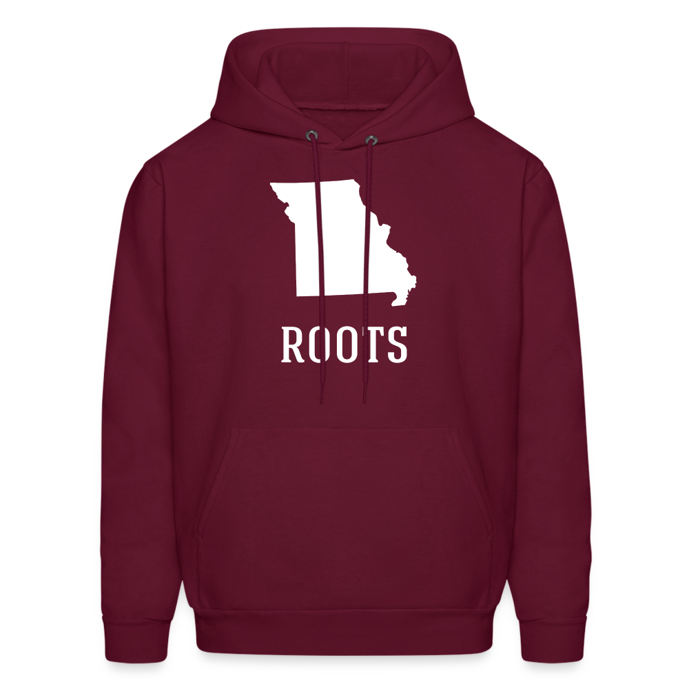 S00025 Missouri - Roots  Men's Hoodie - burgundy