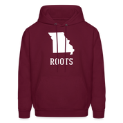 S00025 Missouri - Roots  Men's Hoodie - burgundy
