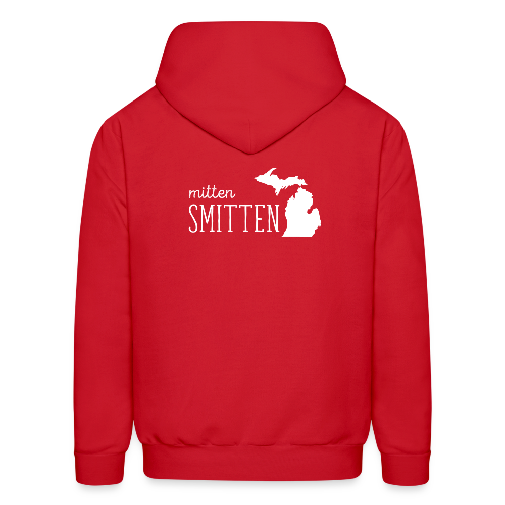 S00022 Michigan Mitten smitten Men's Hoodie - red