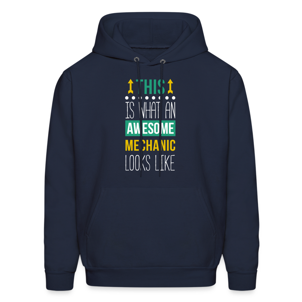 This is what an awesome Mechanic looks like S000103 Men's Hoodie - navy
