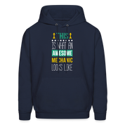 This is what an awesome Mechanic looks like S000103 Men's Hoodie - navy