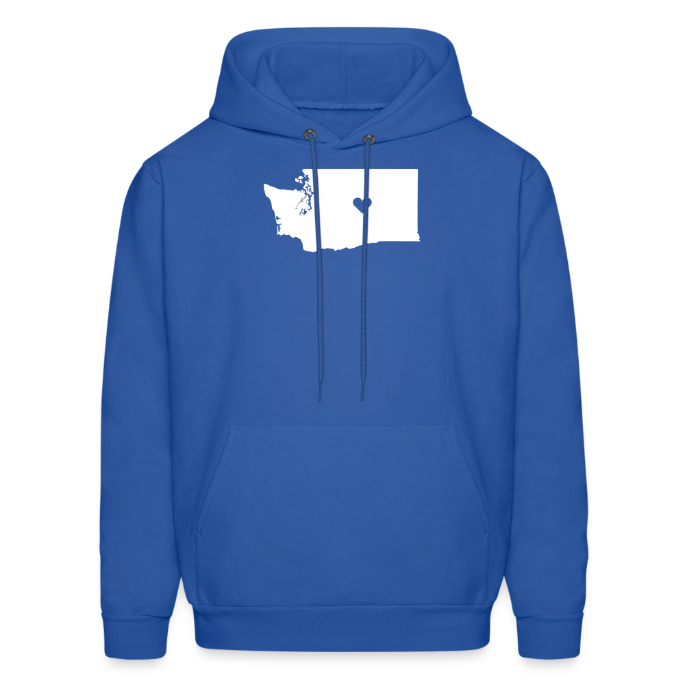 S00047 Washington -Love Men's Hoodie - royal blue