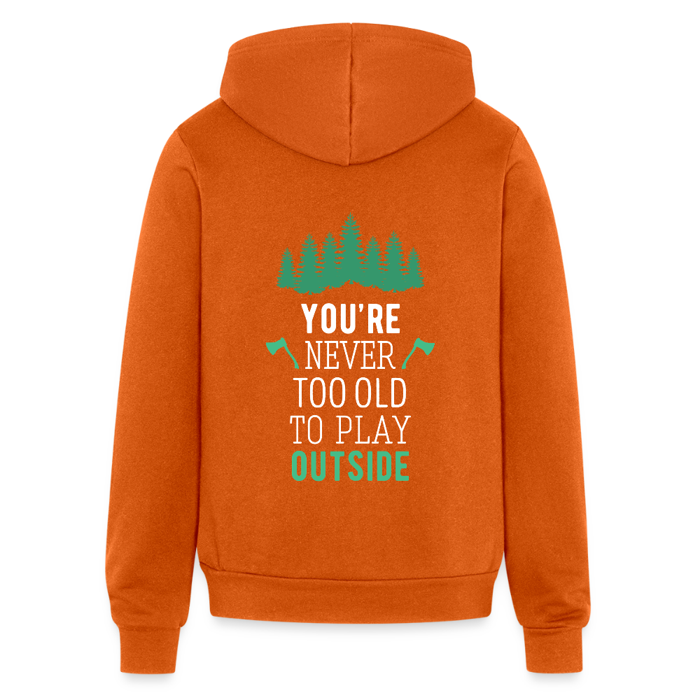 You are never too old to play outside Zip Hoodie S00193 - autumn