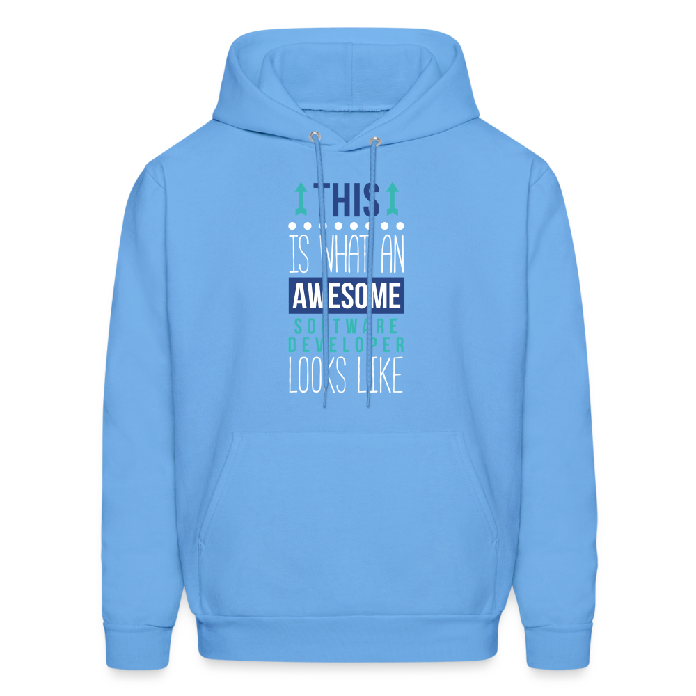 Nurse Practitioner Hoodie - This is what an awesome Nurse Practitioner looks like S00067 Men's Hoodie - carolina blue
