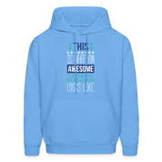 Nurse Practitioner Hoodie - This is what an awesome Nurse Practitioner looks like S00067 Men's Hoodie - carolina blue