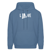 S00039 Rhode Island - Love Men's Hoodie - denim blue