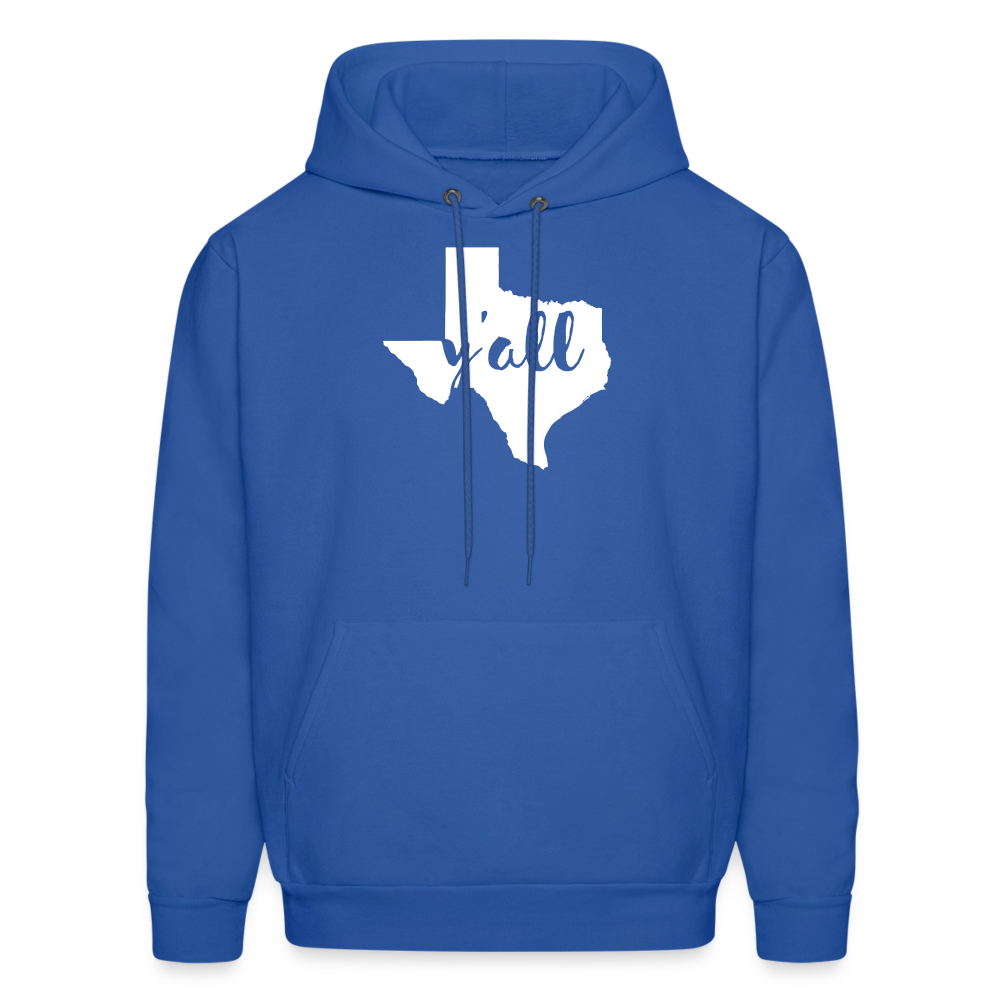 S00043 Texas -Y'all  Men's Hoodie - royal blue