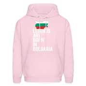 K00414    Bulgaria Hoodie - Legends are born in Bulgaria, Bulgarian Men's Hoodie - pale pink