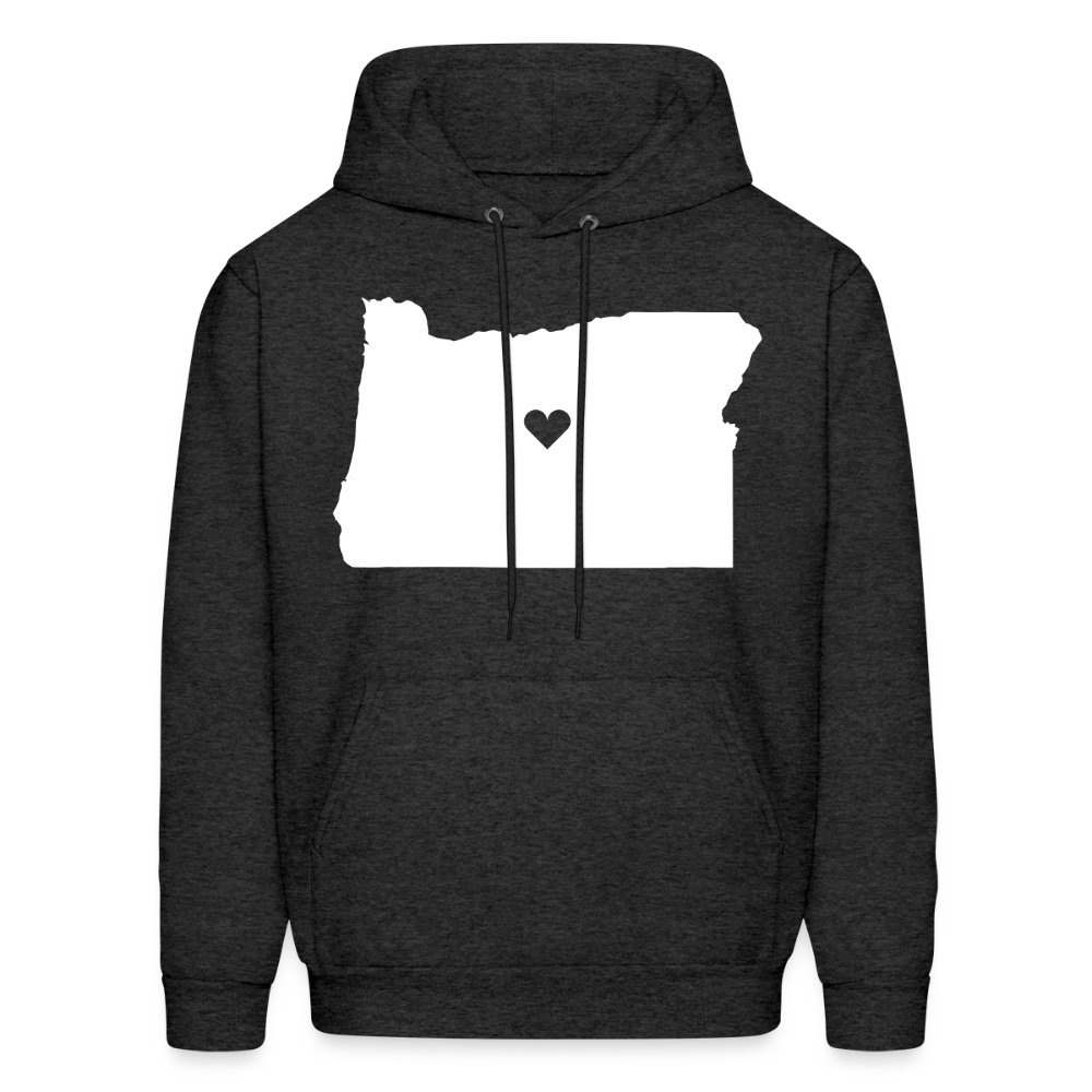 Oregon Love Hoodie - charcoal grey