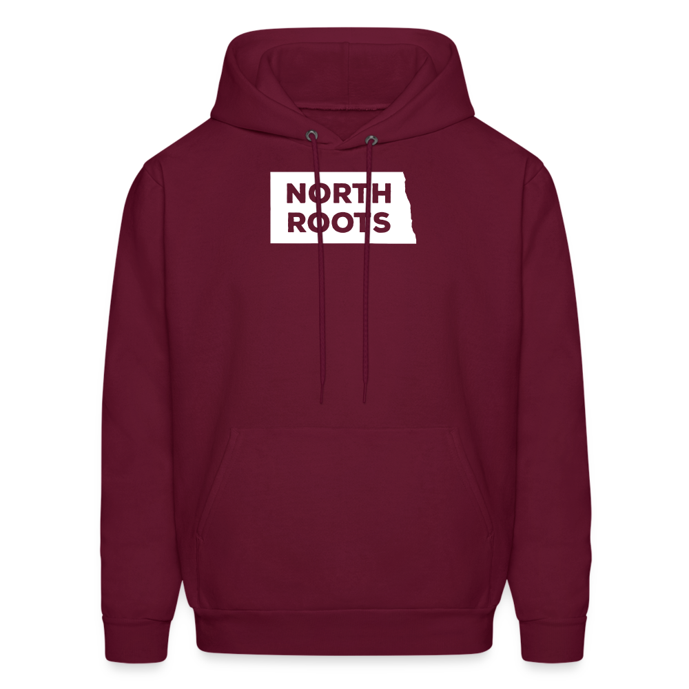 S00034North Dakota- Love  Men's Hoodie - burgundy