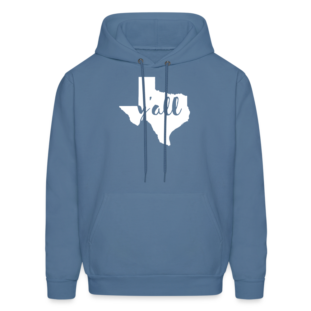 S00043 Texas -Y'all  Men's Hoodie - denim blue