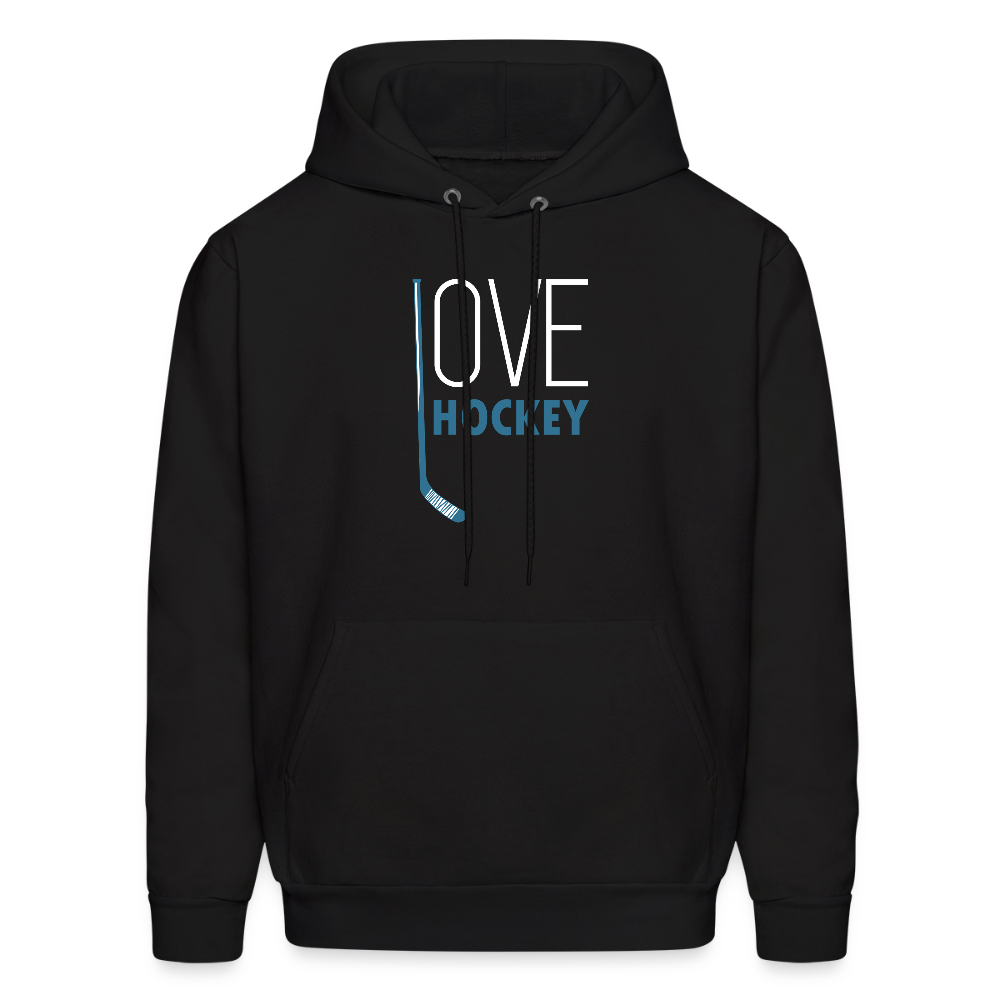 Love Hockey Hoodie S00294 - black