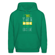 This is what an awesome Business operations manager looks like  S00080 Men's Hoodie - kelly green