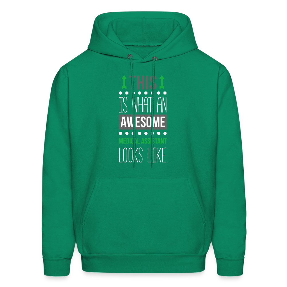 Medical Assistant This is what an awesome Medical Assistant looks like S00093Men's Hoodie - kelly green