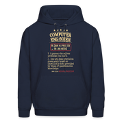 K00800  Computer Engineer Hoodie - Computer Engineer see also WIZARD, MAGICIAN, Computer Engineer GifMen's Hoodie - navy
