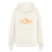 Basketball Unisex Zip Hoodie S00174 - vintage white