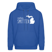 S00022  Personalizable Michigan Mitten smitten Gift, Unisex Longsleeve, Hoodie, Crewneck long sleeve, Sweatshirt, JerseyMen's Hoodie - royal blue