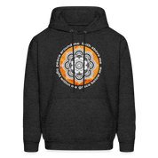 Buddhist Hoodie - Peace around me, face above me, light within me, grace below me Crewneck Gift - charcoal grey